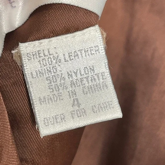 Vintage The‎ Limited Leather Mini Skirt Womens 4 26 Brown Suede Pencil Y2K 2000s - Picture 6 of 10